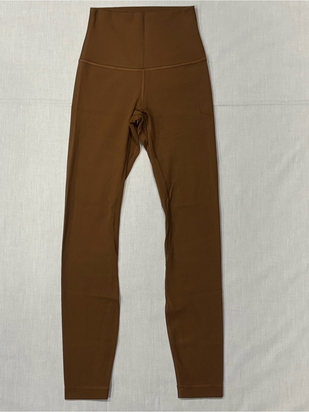Lululemon Align High-Rise 25" Nulu Leggings Light Brown Java Size 0 LW5CT3S